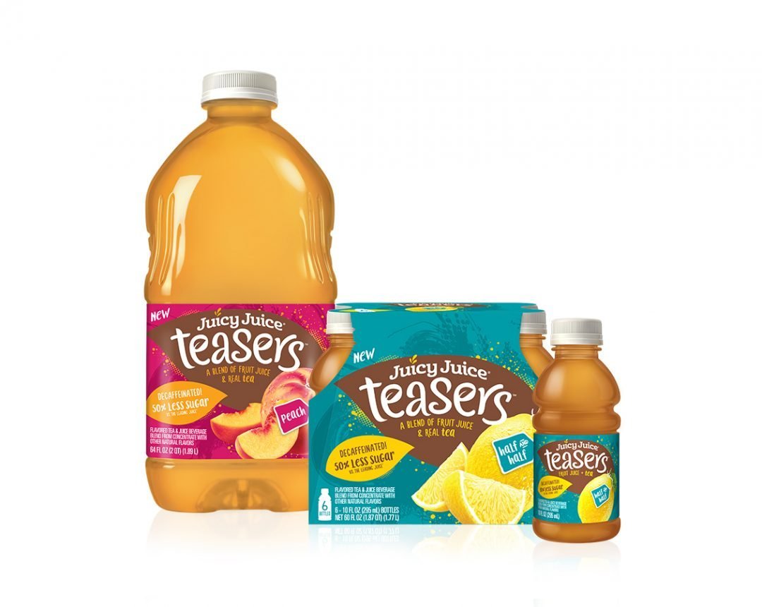 Introducing Juicy Juice® Teasers™ Juice Tea Blend