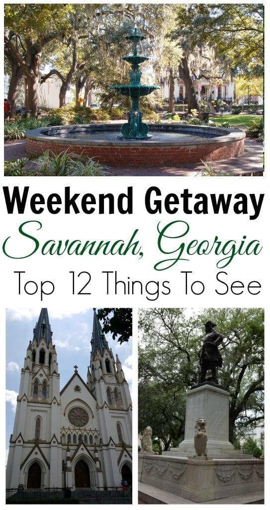 Weekend Getaway: Top 12 Places to Visit in Savannah, Georgia