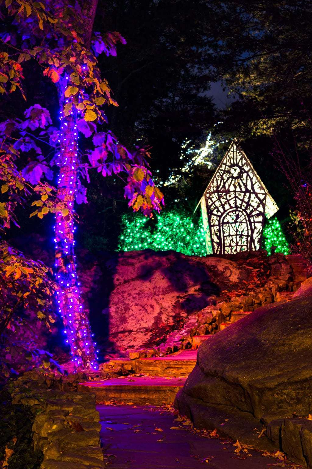 Experience Rock City's Enchanted Garden of Lights Rock City Christmas Lights
