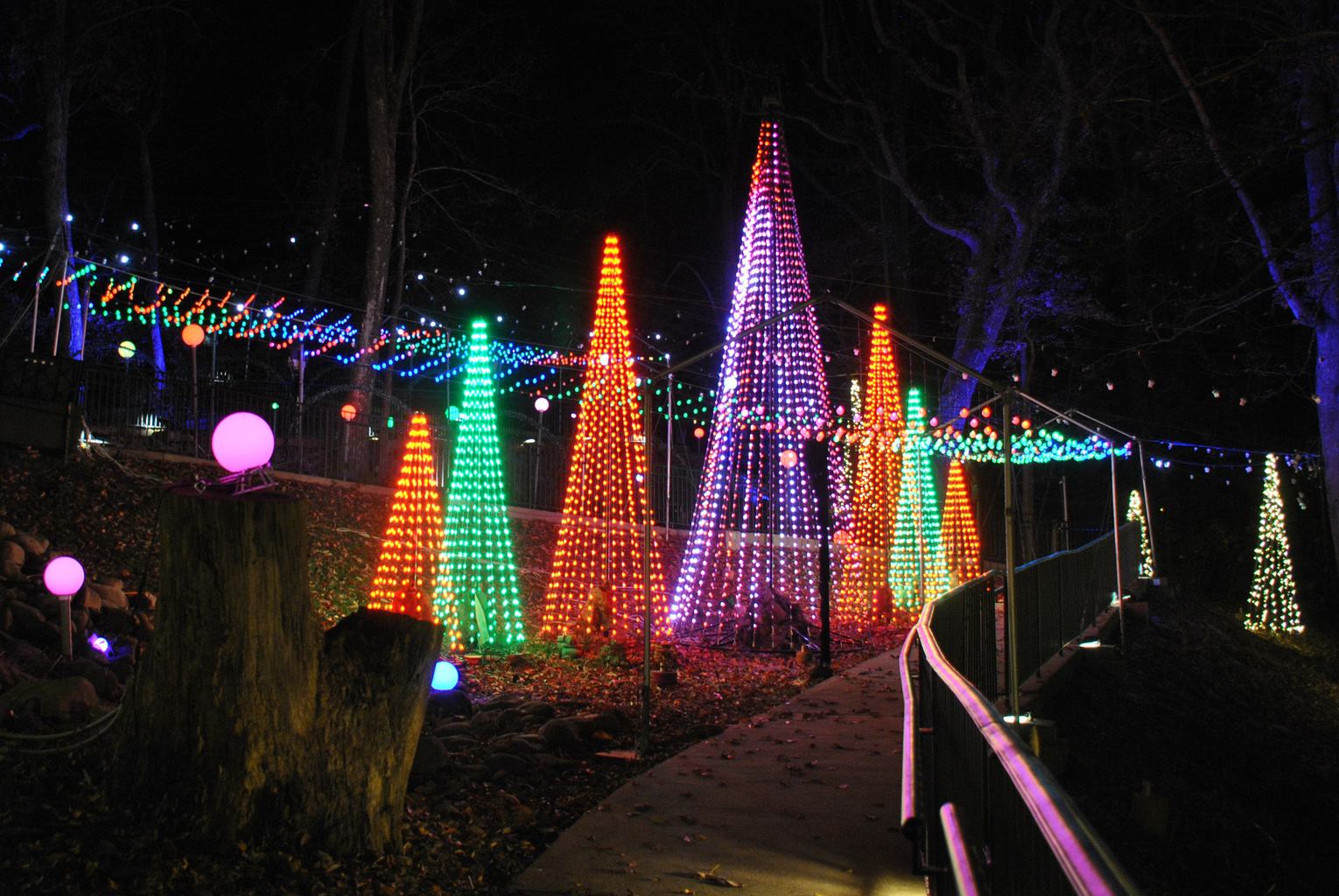 Experience Rock City's Enchanted Garden of Lights