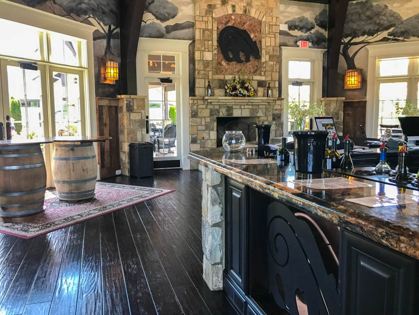 Visit some of the best vineyards in North Georgia. North Georgia is beautiful with fantastic greenery, the Blue Ridge Mountains, and wonderful wine tours. #HelenGA #BlueRidgeMountains #WineriesinGeorgia Yonah Mountain Vineyards