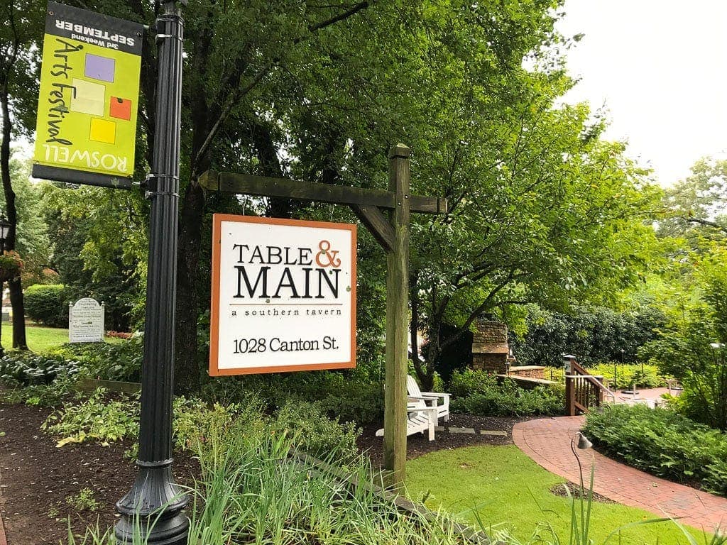 Table & Main Restaurant Southern Dining in Historic Roswell