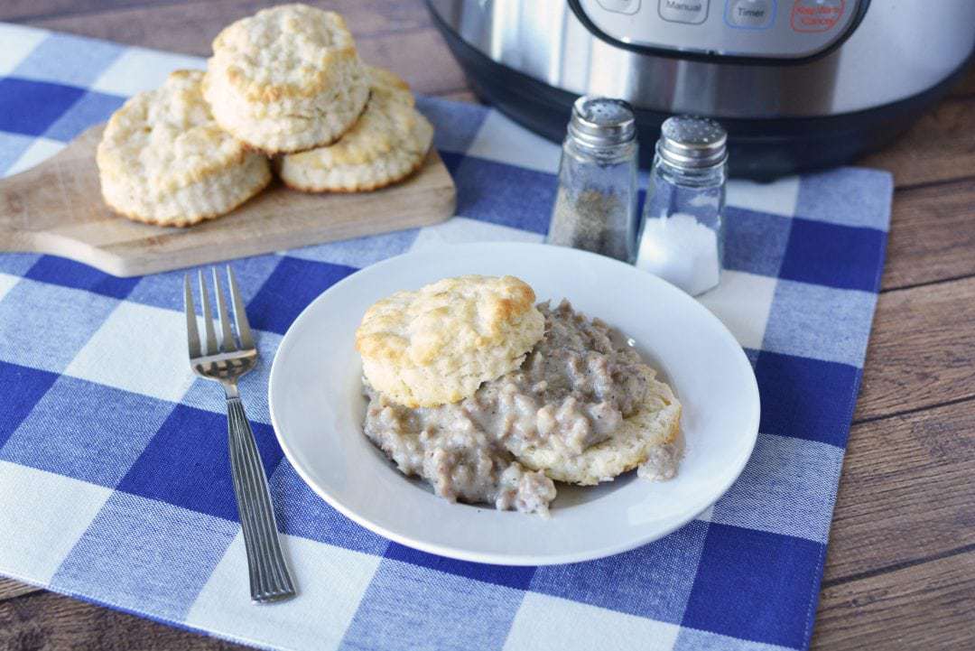 Best Instant Pot Biscuits And Gravy Recipe Easy Instant Pot Breakfast