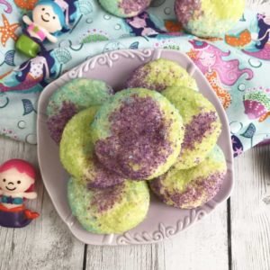 Mermaid Sugar Cookies, Mermaid Cookies, Mermaid Treats, Looking for some unique cookies to celebrate a summer-themed or mermaid themed birthday party? Or what about just a super simple recipe to create with your little one? However you want to make these Mermaid Sugar Cookies is up to you, just make certain that you give them a try! #MermaidCookies #MermaidBirthdayParty https://lifefamilyfun.com/mermaid-sugar-cookies/