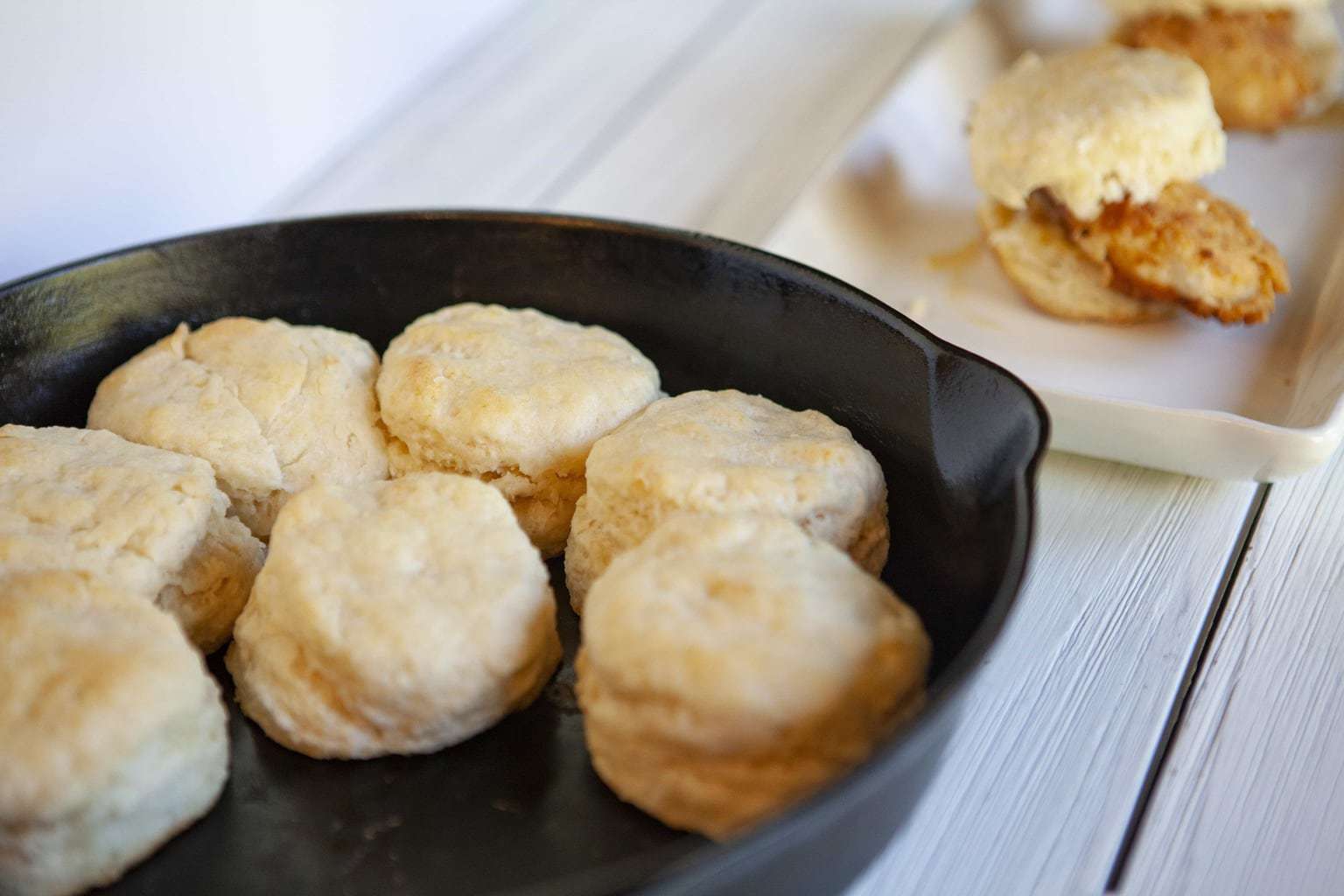 Spicy Chicken Biscuits Made With Real Homemade Buttermilk Biscuits