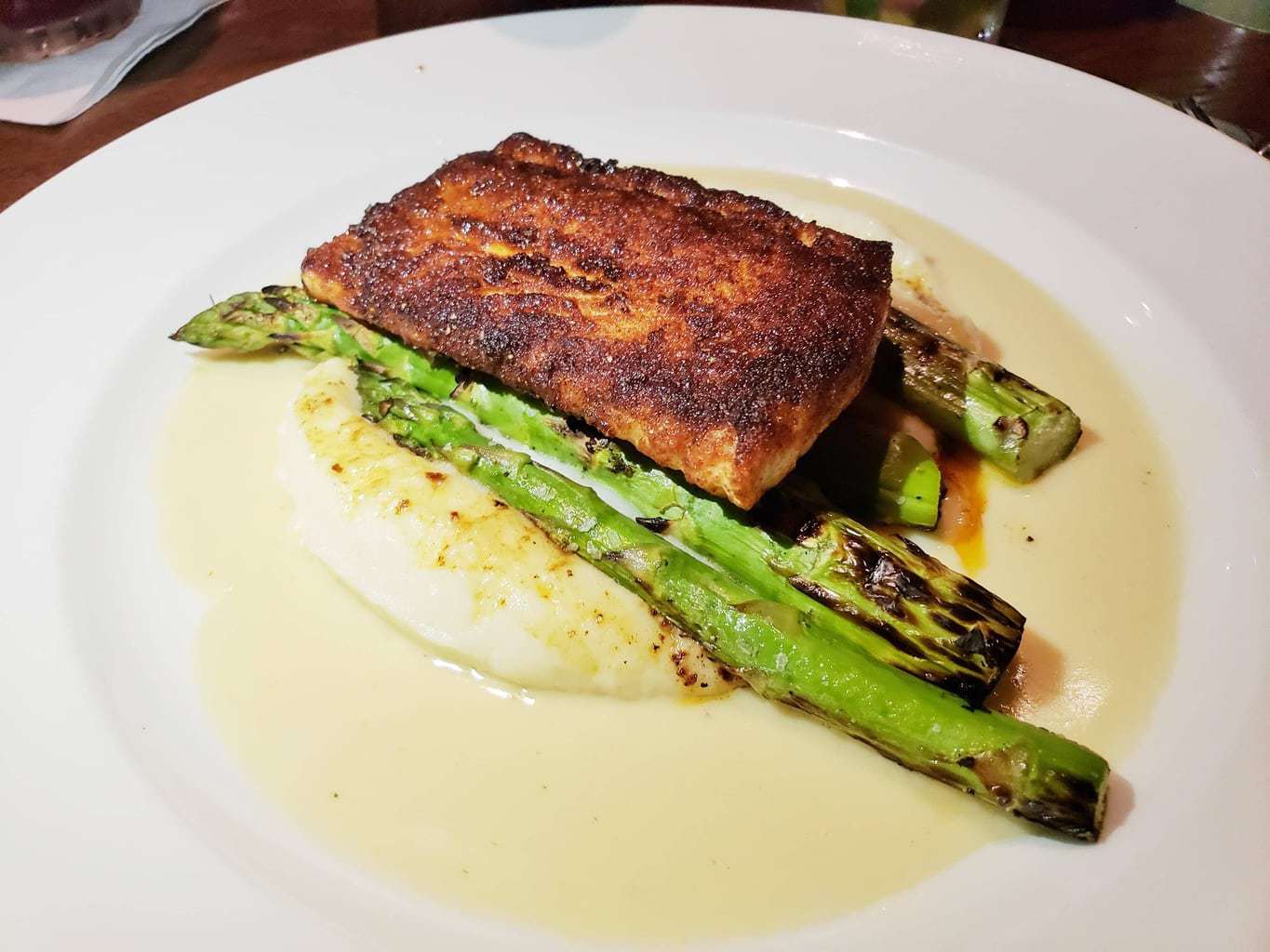 Loved & Rubbed Scottish Salmon, Grand Marlin Restaurant