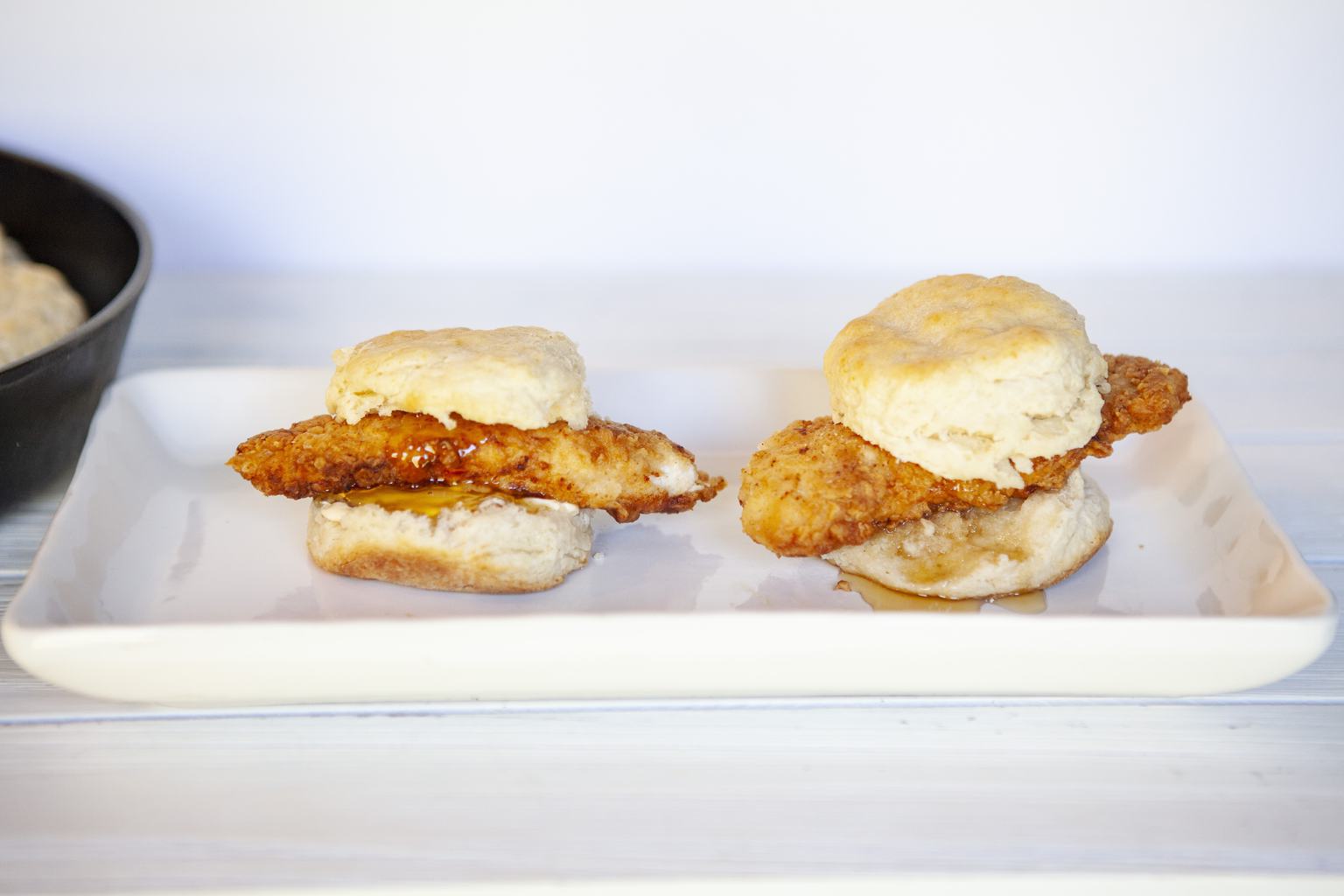 Spicy Chicken Biscuits Made With Real Homemade Buttermilk Biscuits