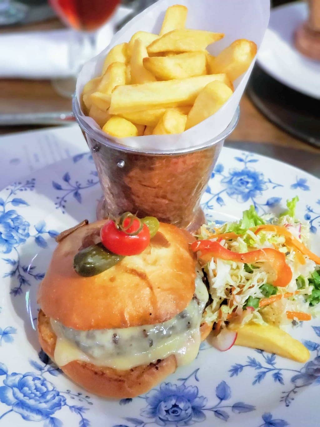 Burger 'R' Way at Raglan Road Irish Pub