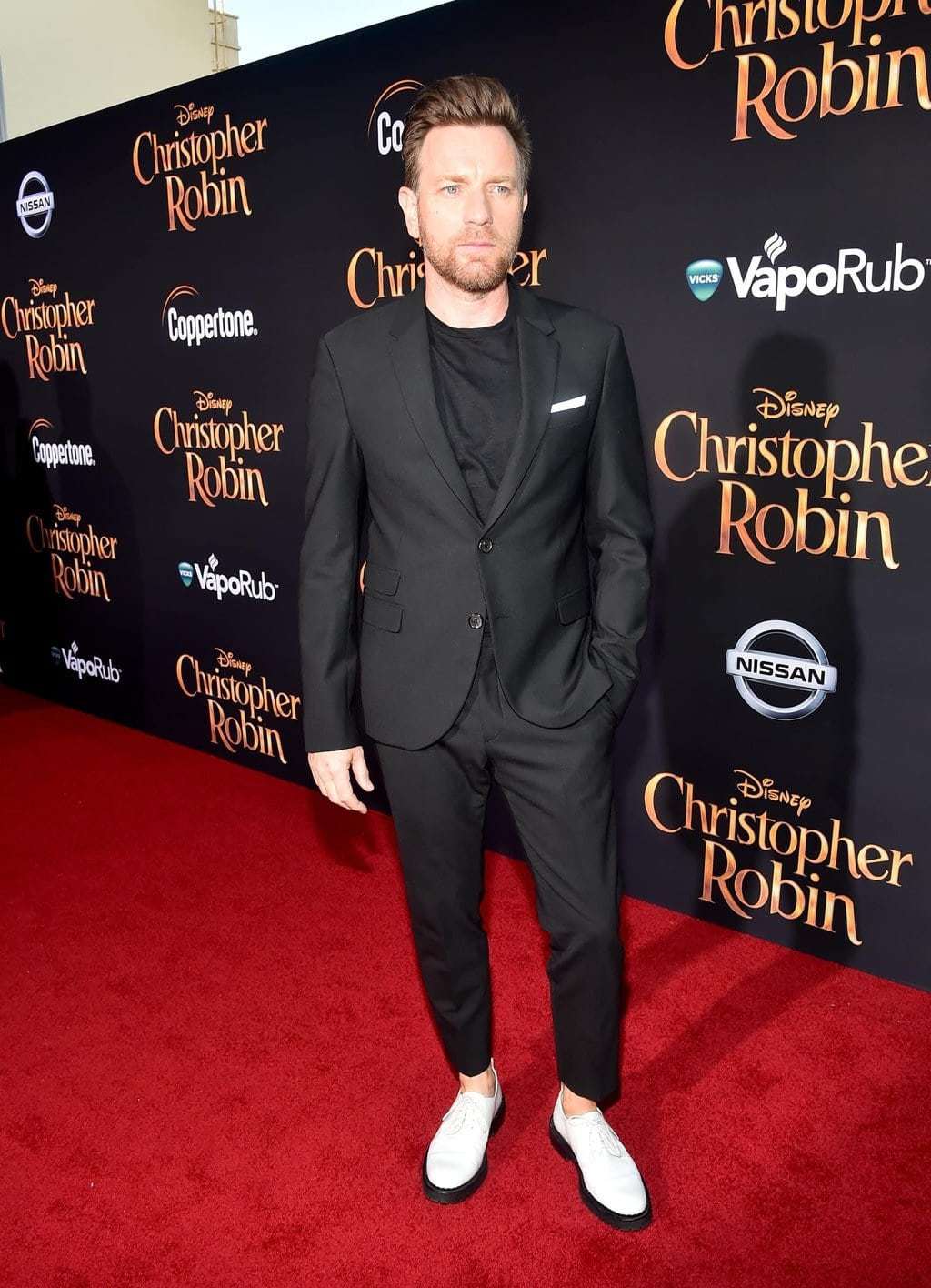 Ewan McGregor at Disney's Red Carpet for Christopher Robin