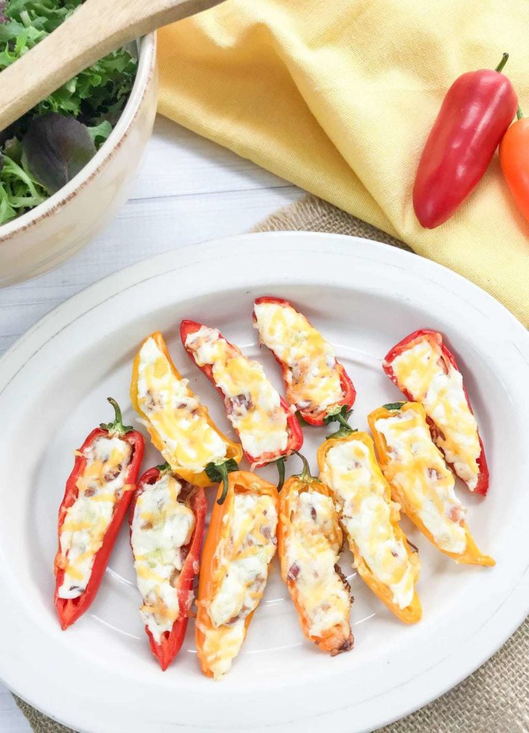 Cream Cheese Stuffed Peppers With Bacon Perfect GameDay Appetizer!