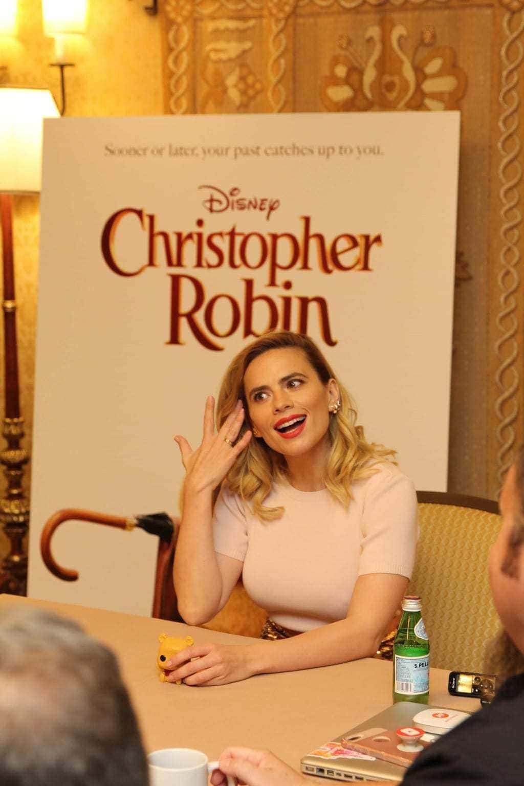 interview with hayley atwell, interview with christopher robin cast