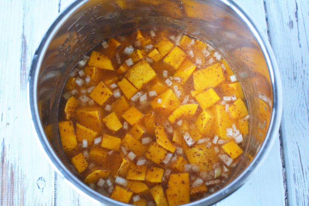 How to make butternut squash soup in the instant pot