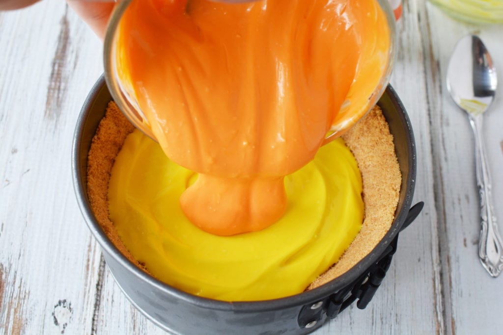 Instant Pot Candy Corn Cheesecake Instant Pot Candy Corn Cheesecake