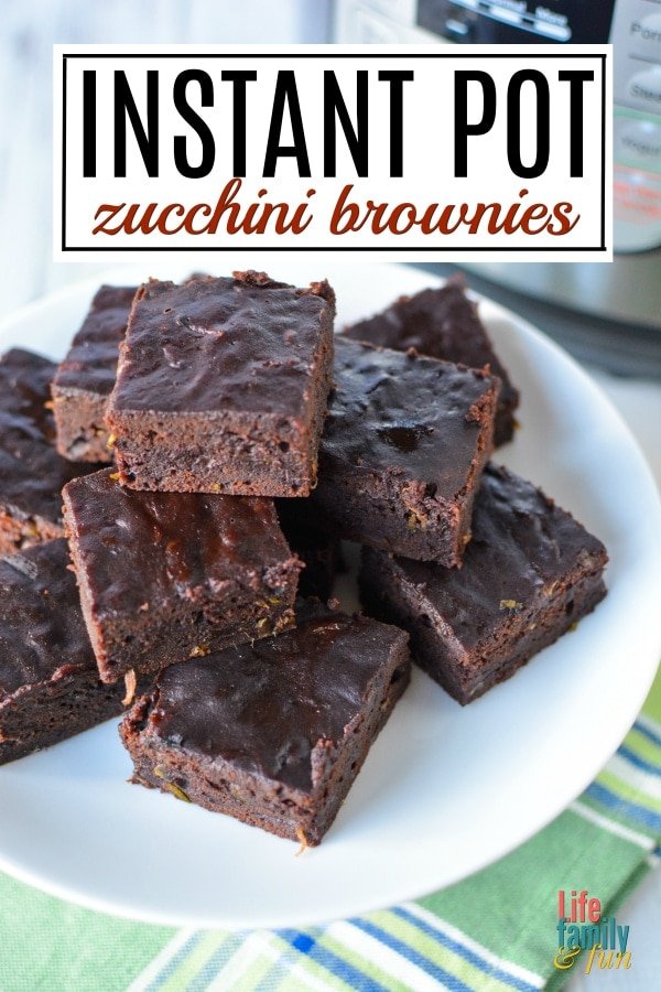With these Instant Pot Chocolate Zucchini Brownies, no one will ever know that one of the main ingredients of these brownies is zucchini! How many times have you wished that you could make a dessert that's simple and healthy? #InstantPotBrownies #ZucchiniBrownies With these Instant Pot Chocolate Zucchini Brownies, no one will ever know that one of the main ingredients of these brownies is zucchini! How many times have you wished that you could make a dessert that's simple and healthy? #InstantPotBrownies #ZucchiniBrownies