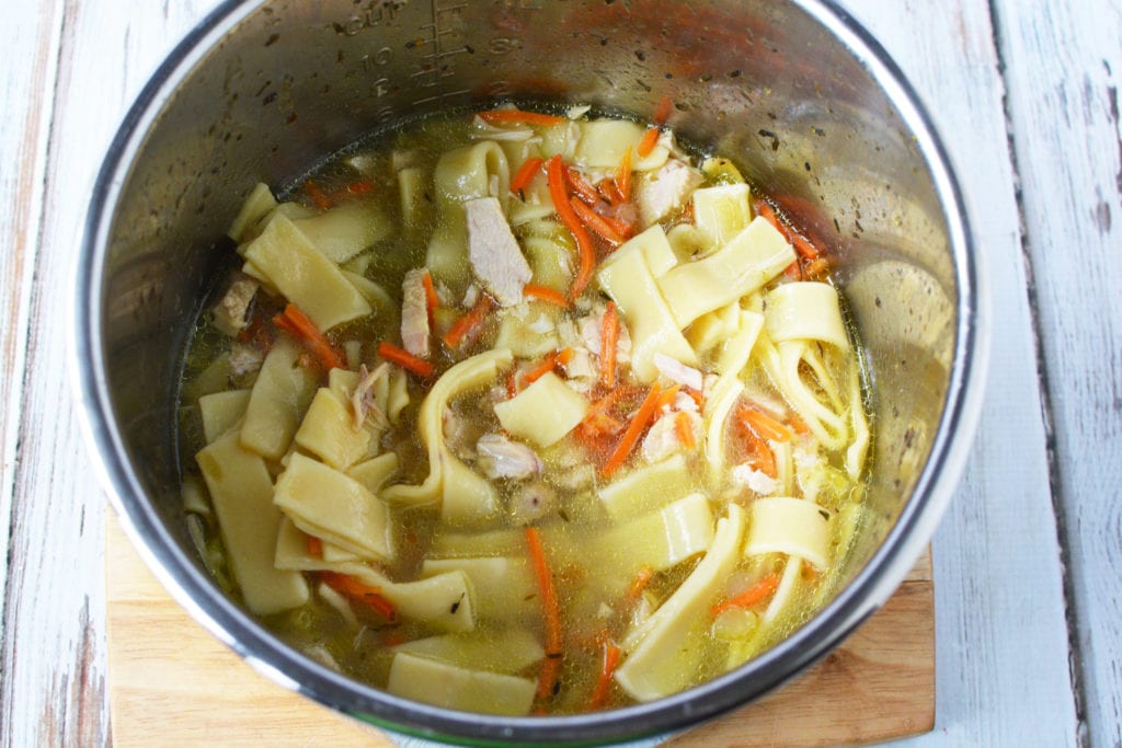 Instant Pot Chicken Noodle Soup