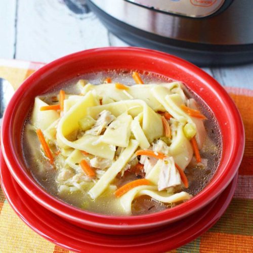 Instant Pot Chicken Noodle Soup
