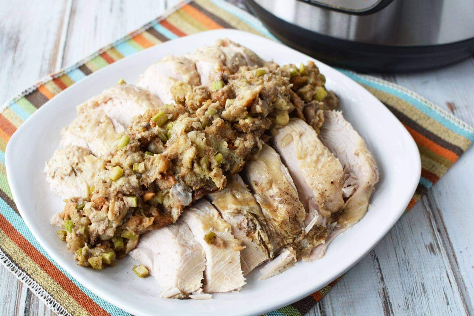 Instant Pot Turkey and Stuffing Thanksgiving Dinner Made Simple