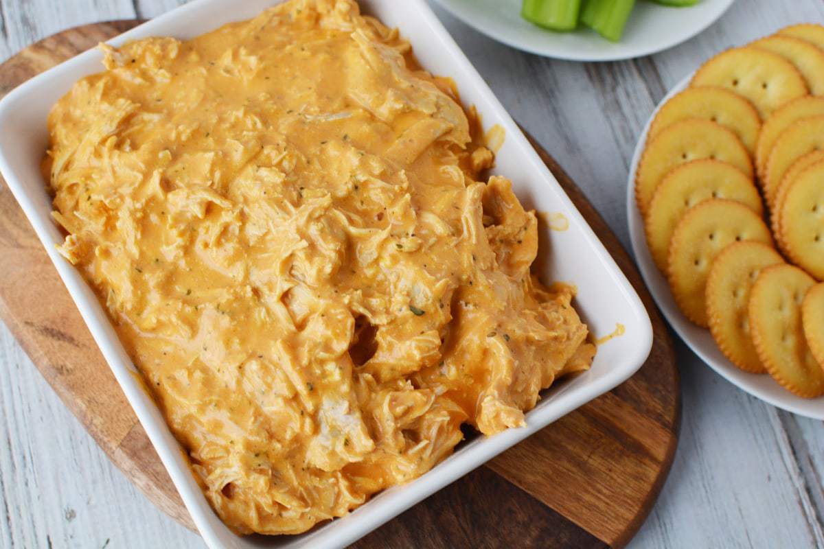 Instant Pot Buffalo Chicken Dip Easy Football Party Food Appetizer