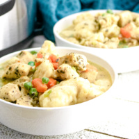 instant pot chicken and dumplings