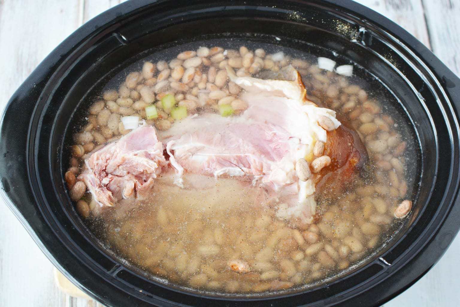 Slow Cooker Pinto Beans With Ham Bone A Southern Favorite Recipe