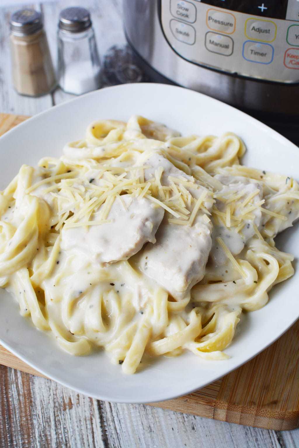 Instant Pot Chicken Fettuccine Alfredo Mom S Dinner Hot Sex Picture 