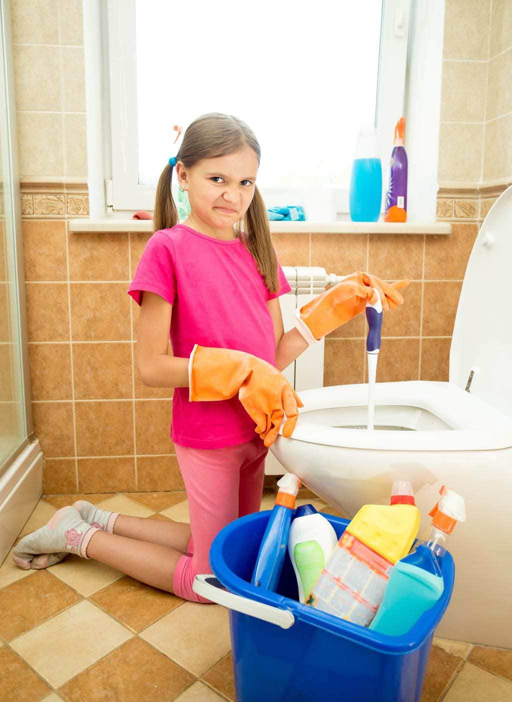 Smarter Ways To Teach Your Kids To Clean Bathrooms