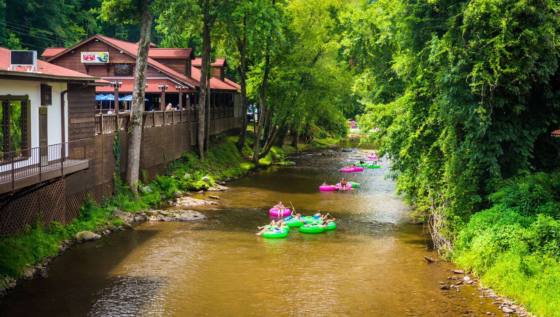 Helen Georgia Tubing, romantic weekend in Helen