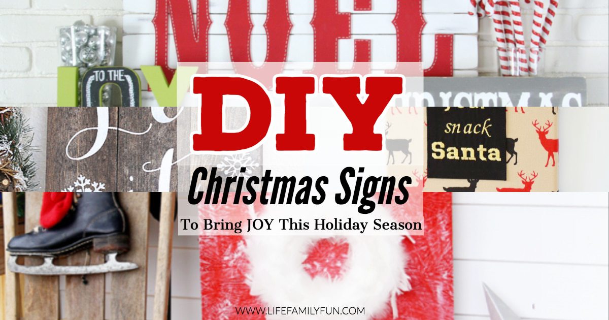 Diy Christmas Signs That Bring Joy This Holiday Season