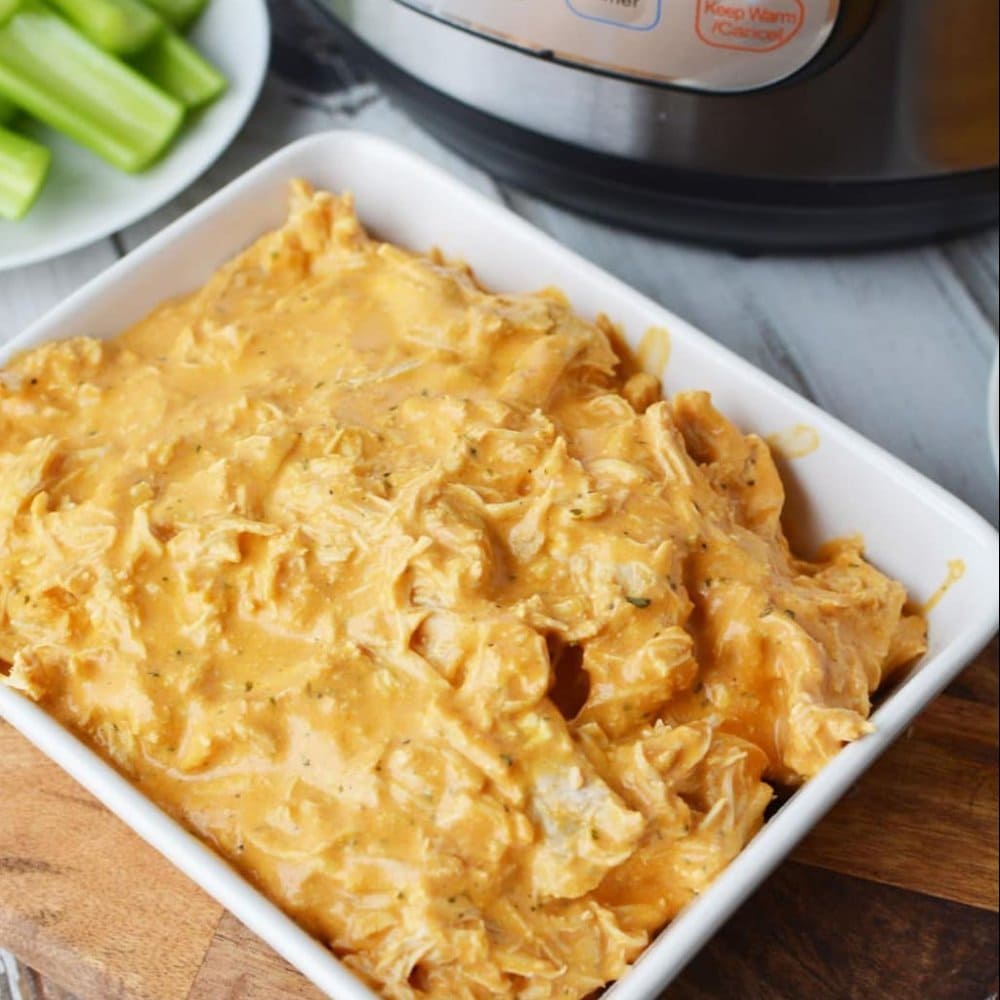 instant pot buffalo chicken dip