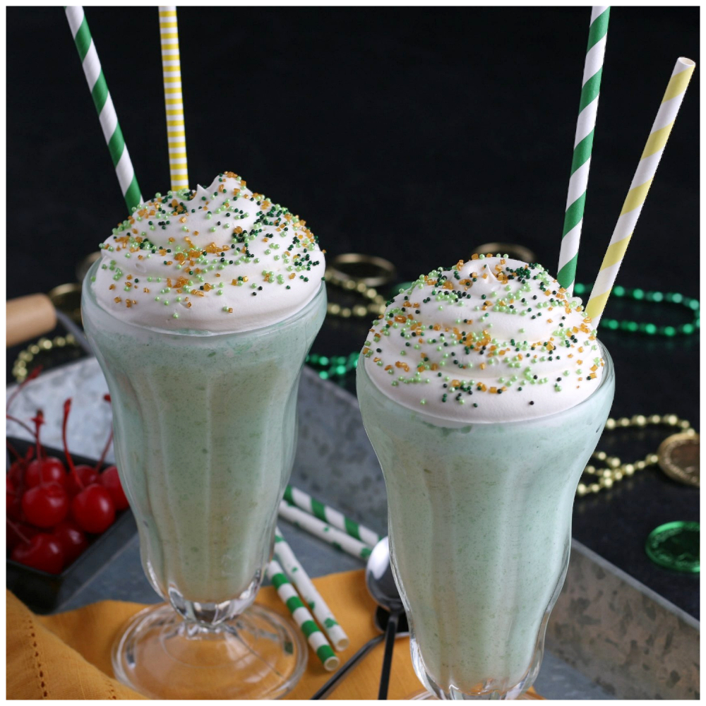 How To Make Saint Patrick's Day Shamrock Shakes