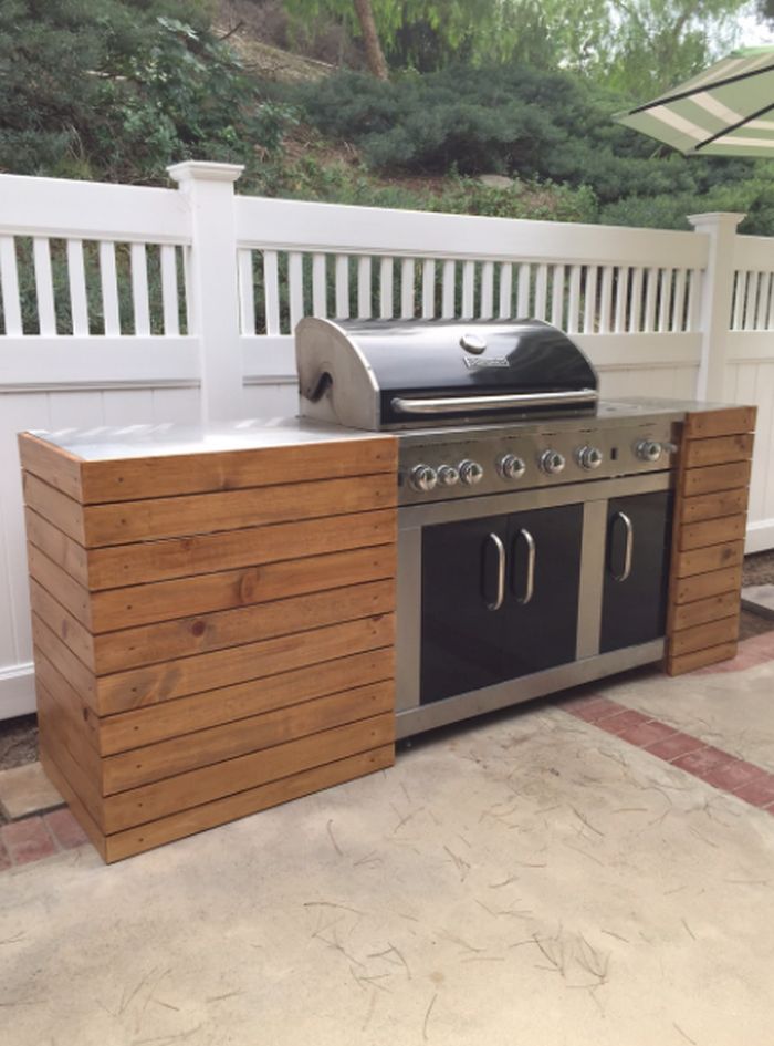 DIY Grill Station Ideas You Can Build Easily on The Backyard