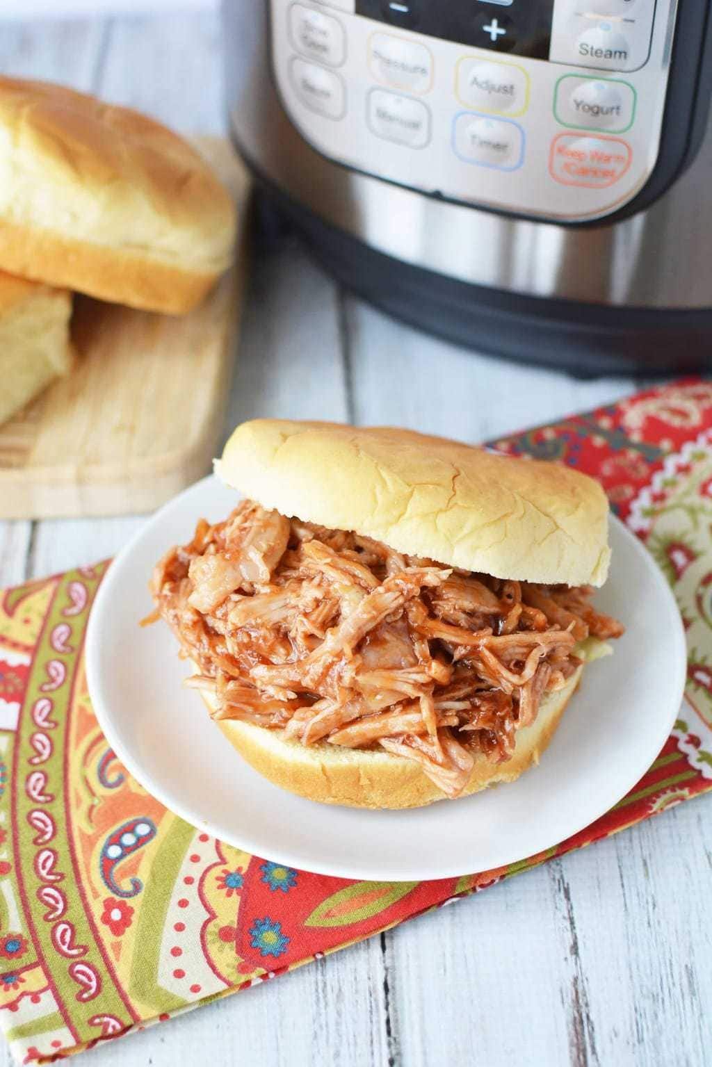 Instant Pot Barbecue Pulled Pork Perfect For A Summer Backyard BBQ