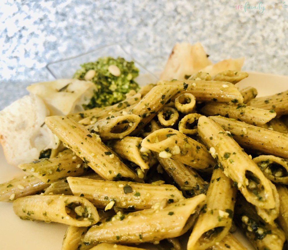 how to make pesto sauce for pasta at home