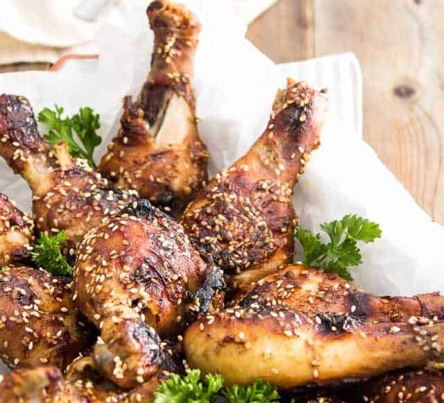 Sweet and Spicy Sesame Chicken Drumsticks